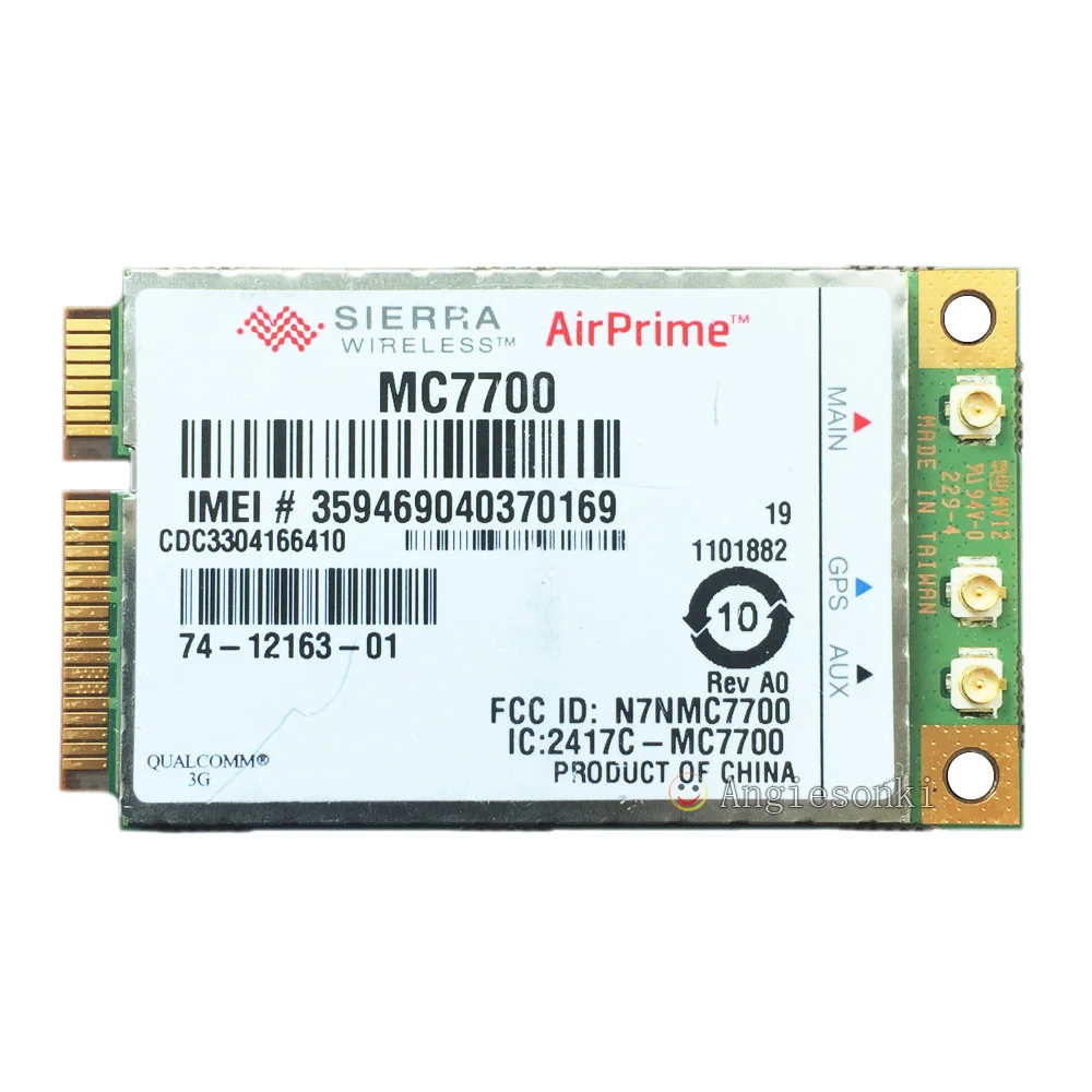 Разблокированный MC7700 LTE GPS HSPA 3G 4G PCI-E WWAN модуль карты 100 Мбит/с Беспроводной для ноутбуков, планшетов, Бесплатная доставка