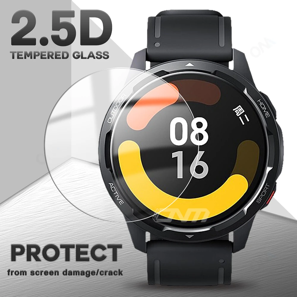 Пленка из закаленного стекла для Xiaomi Mi Watch S1 Active/Color 2 Smartwatch 9H, прозрачная, устойчивая к царапинам Защитная пленка Для экрана, Аксессуары