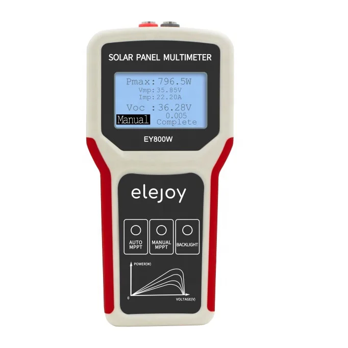 ELEJOY EY800W LCD MPPT мультиметр солнечной панели тестер солнечной панели умный тестер тока тестер напряжения цифровой измеритель мощности VOC