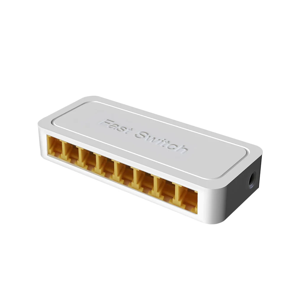 Новейший 8-портовый сетевой коммутатор 2021 года 10/100 Мбит/с Ethernet-коммутатор Soho Network
